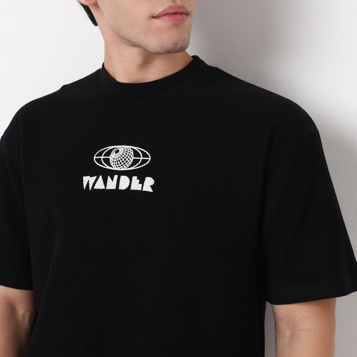 Order Now Men Solid Crew Neck Oversize Casual Wear Ranger Crew Tee by Style Union