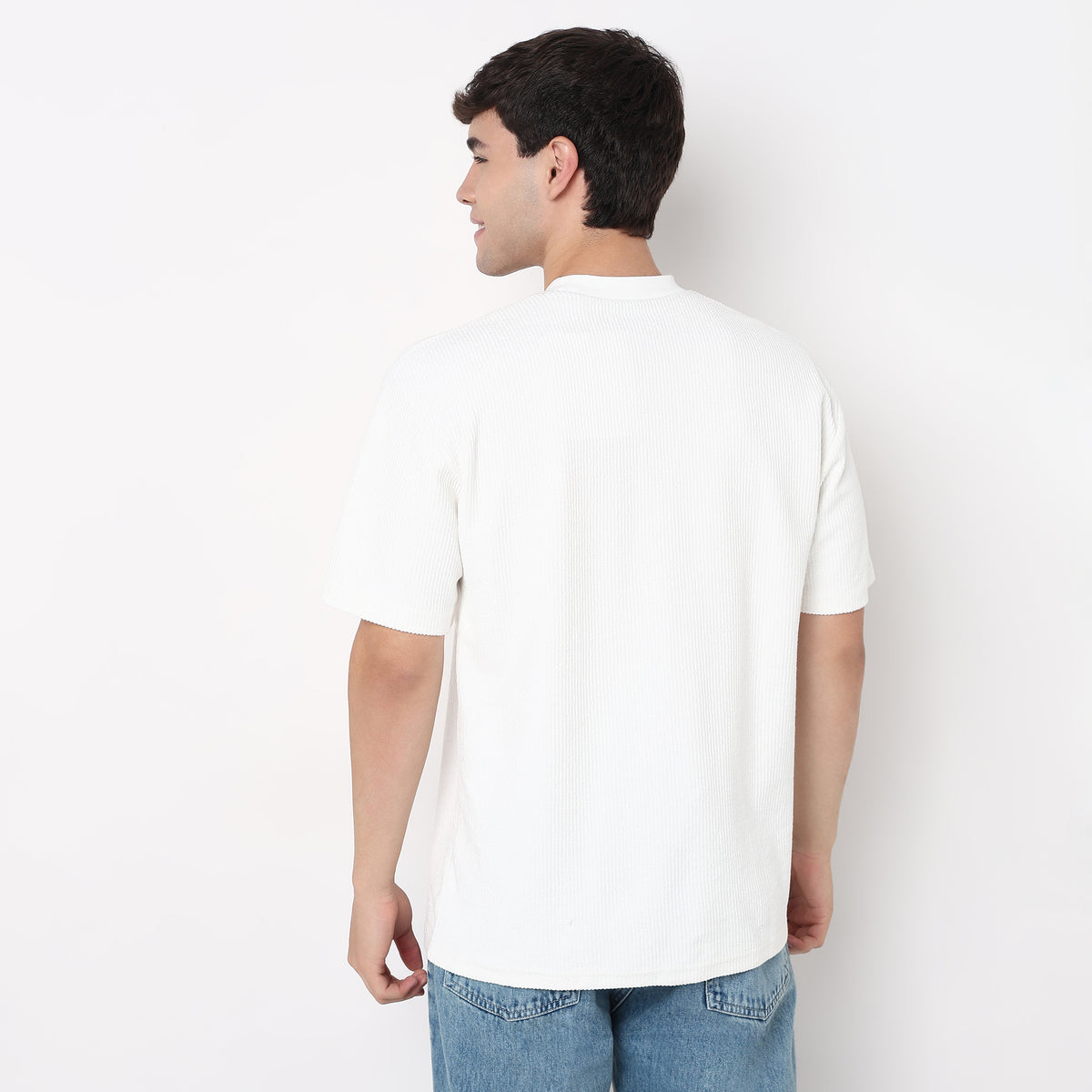 Order Now Men Solid Crew Neck Oversize Casual Wear Ranger Crew Tee by Style Union