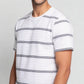 Striped Crew Neck Bae T-Shirt