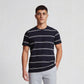 Striped Crew Neck Bae T-Shirt