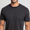 Striped Crew Neck Bae T-Shirt
