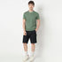 Structured Crew Neck Camper T-Shirt
