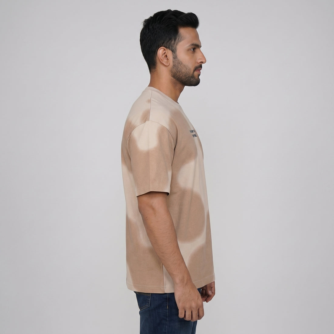 Oversized Printed Crew Neck T-Shirt