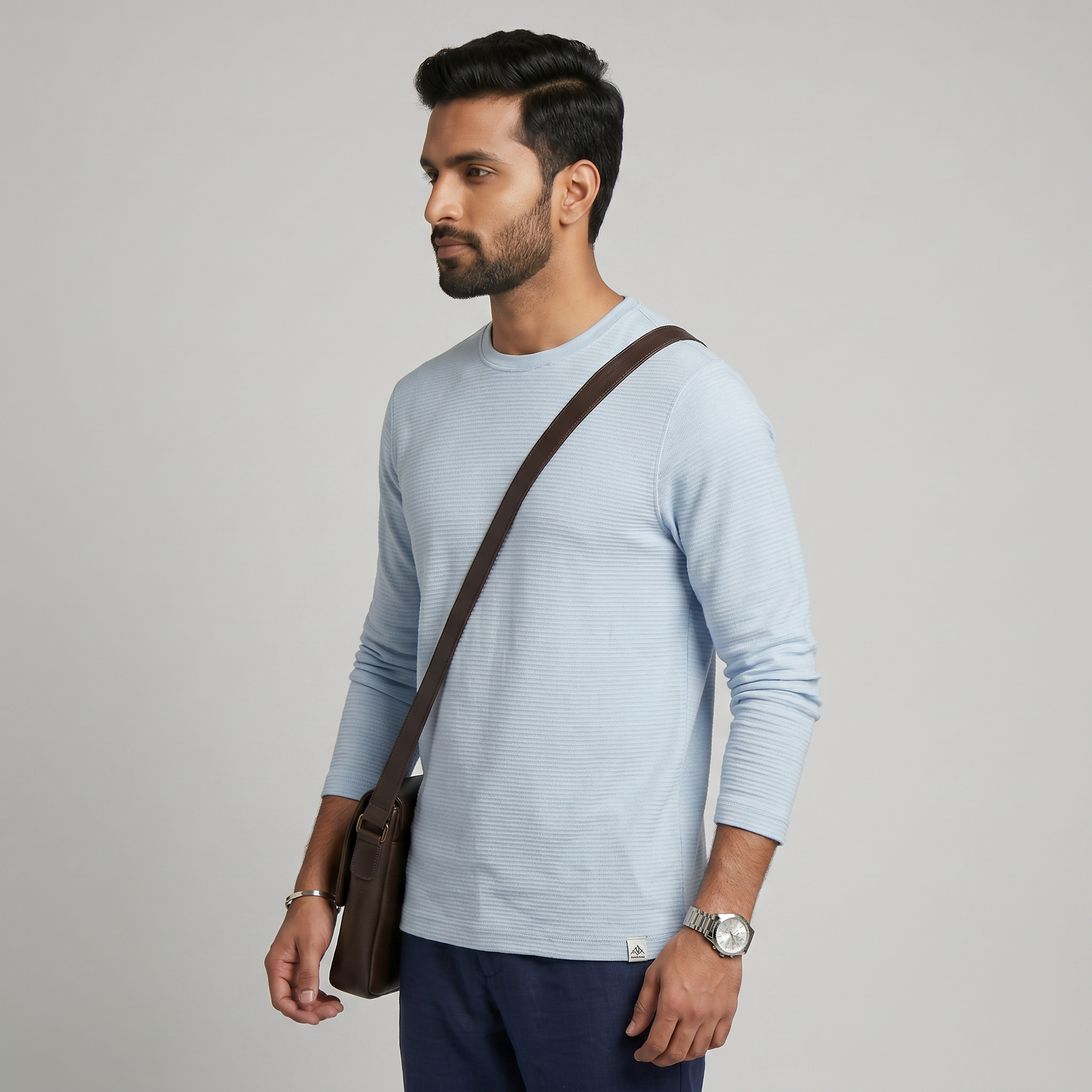 Structured Crew Neck Cruiser T-Shirt