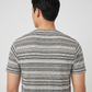 Striped Crew Neck Bae T-Shirt