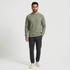 Solid Crew Neck Lumberjack T-Shirt