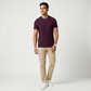 Structured Crew Neck Camper T-Shirt