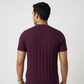 Structured Crew Neck Camper T-Shirt