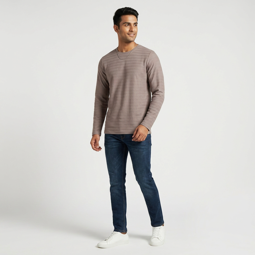 Structured Crew Neck Cruiser T-Shirt
