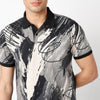Regular Fit All Over Print Regular Length Polo T-Shirt