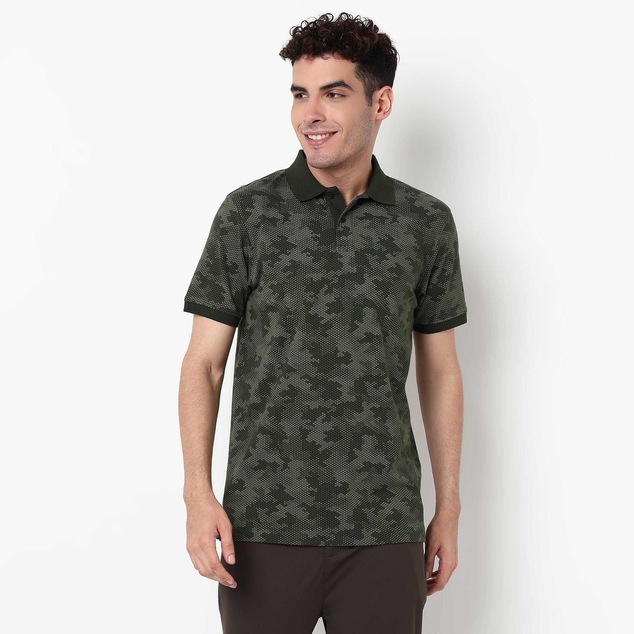 Cotton Spandex Polo T-Shirt