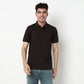 All Over Print Cotton Spandex Polo T-Shirt