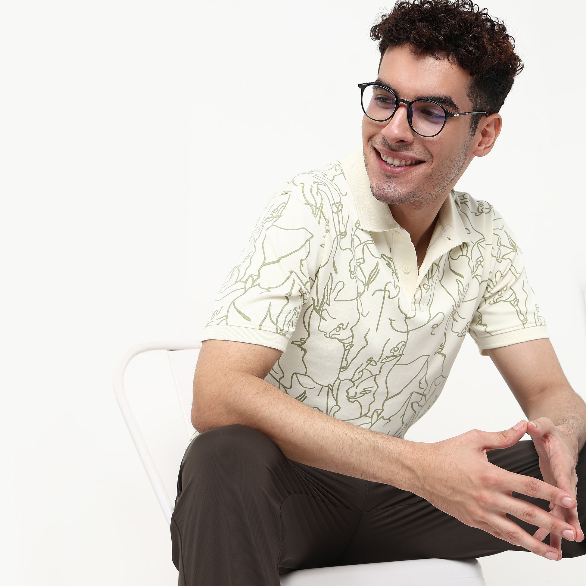 Cotton Spandex Polo T-Shirt