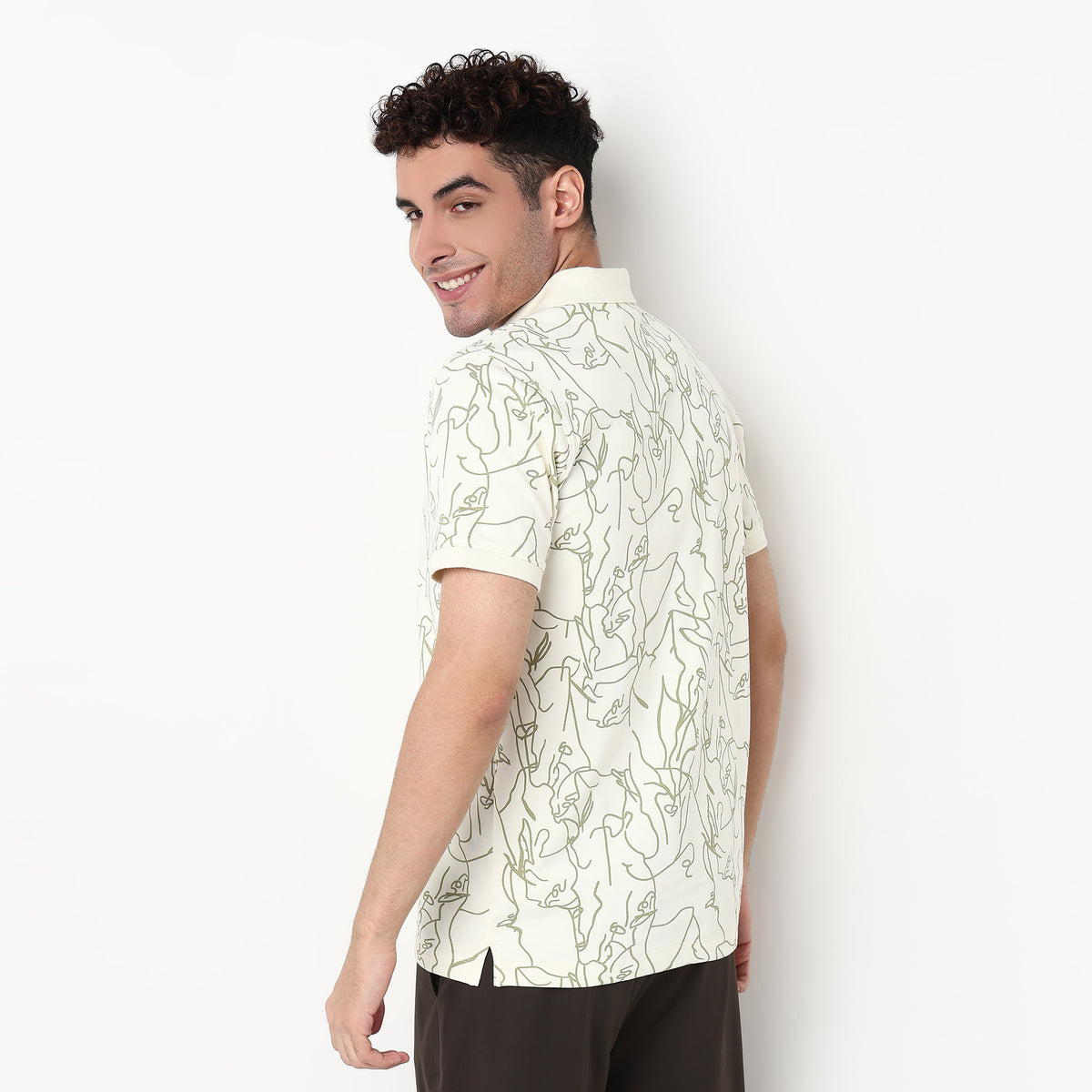 Cotton Spandex Polo T-Shirt