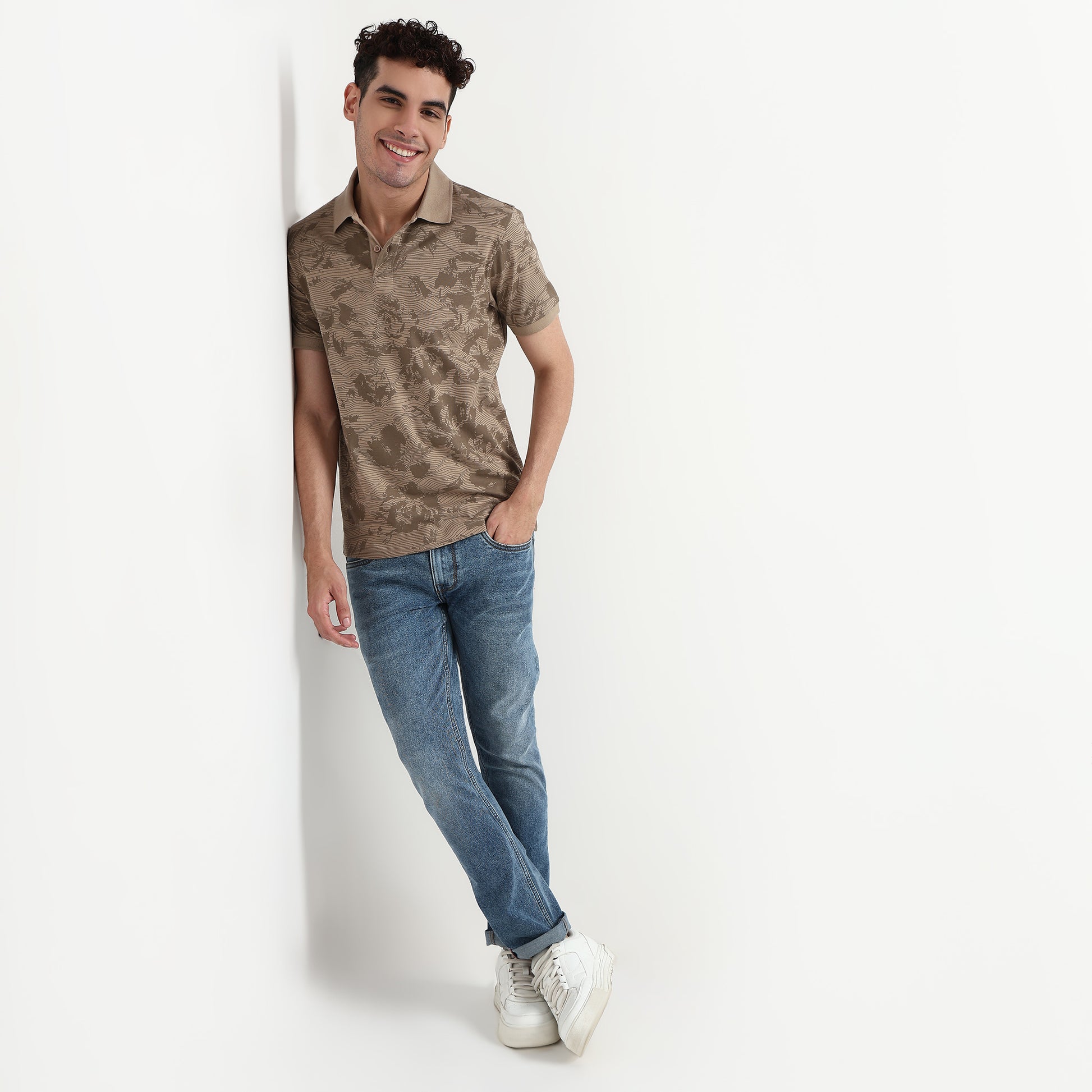 Cotton Spandex Polo T-Shirt