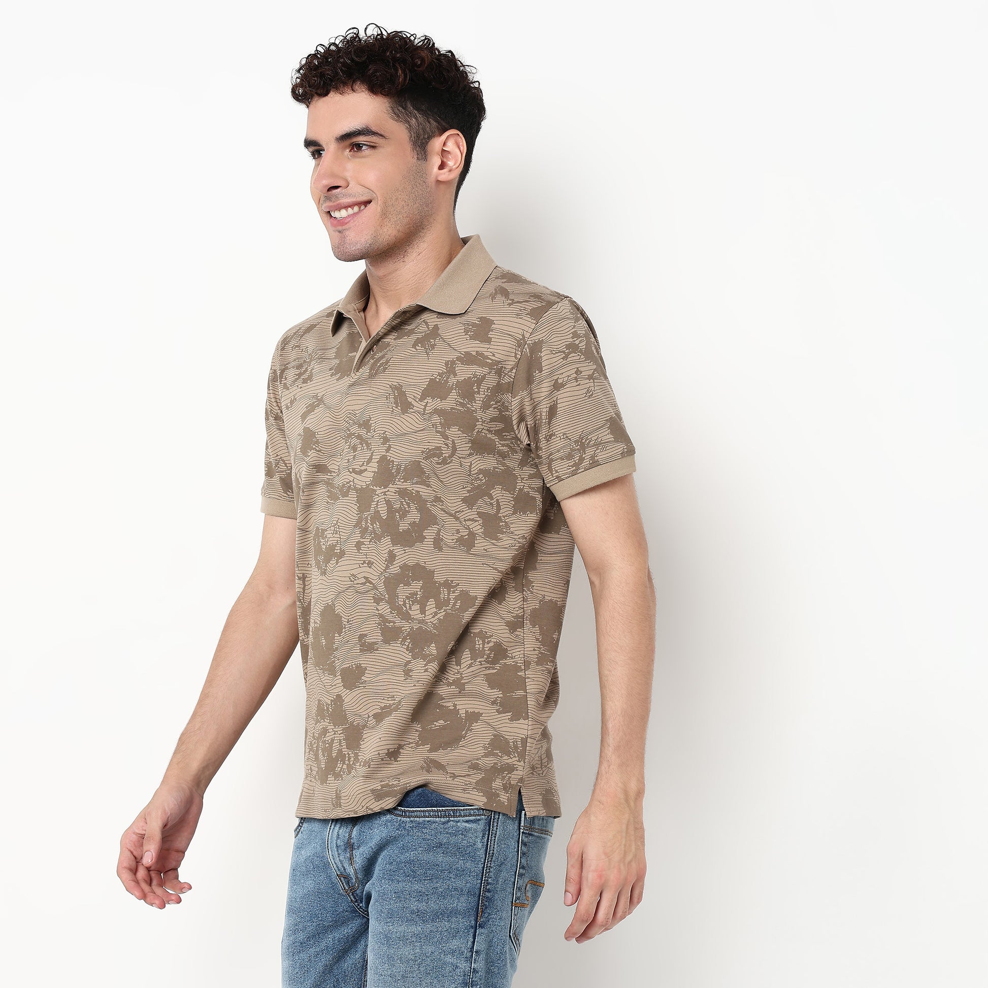 Cotton Spandex Polo T-Shirt