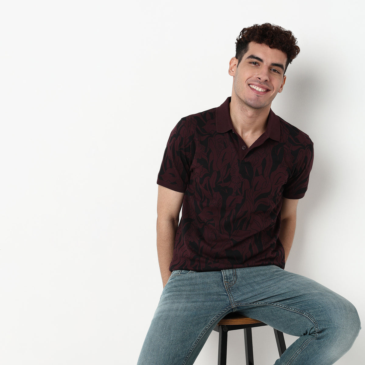 Cotton Spandex Polo T-Shirt