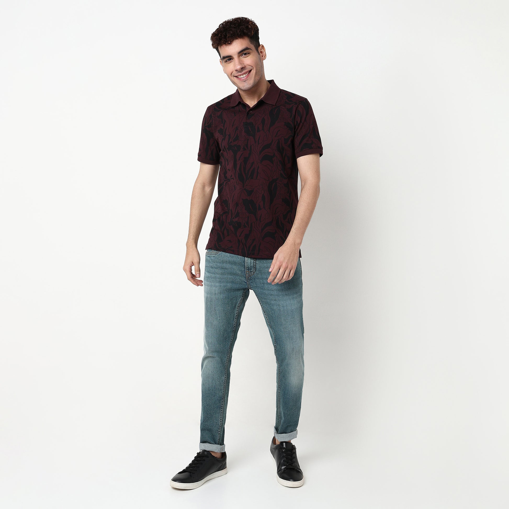 Cotton Spandex Polo T-Shirt