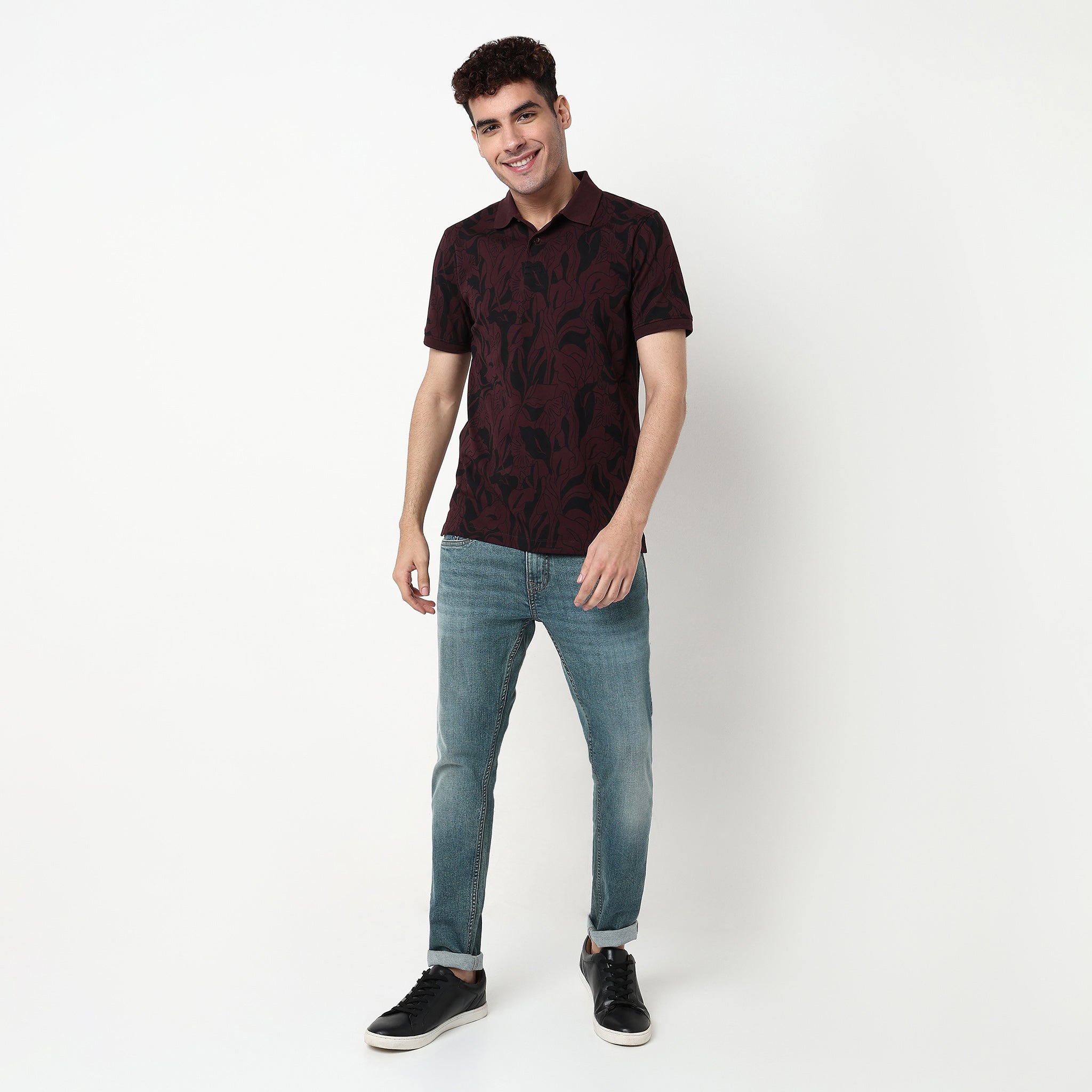 Cotton Spandex Polo T-Shirt