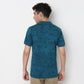 Buy Men Regular Fit All Over Print Half Sleeve Polo T-Shirt  - Style Union