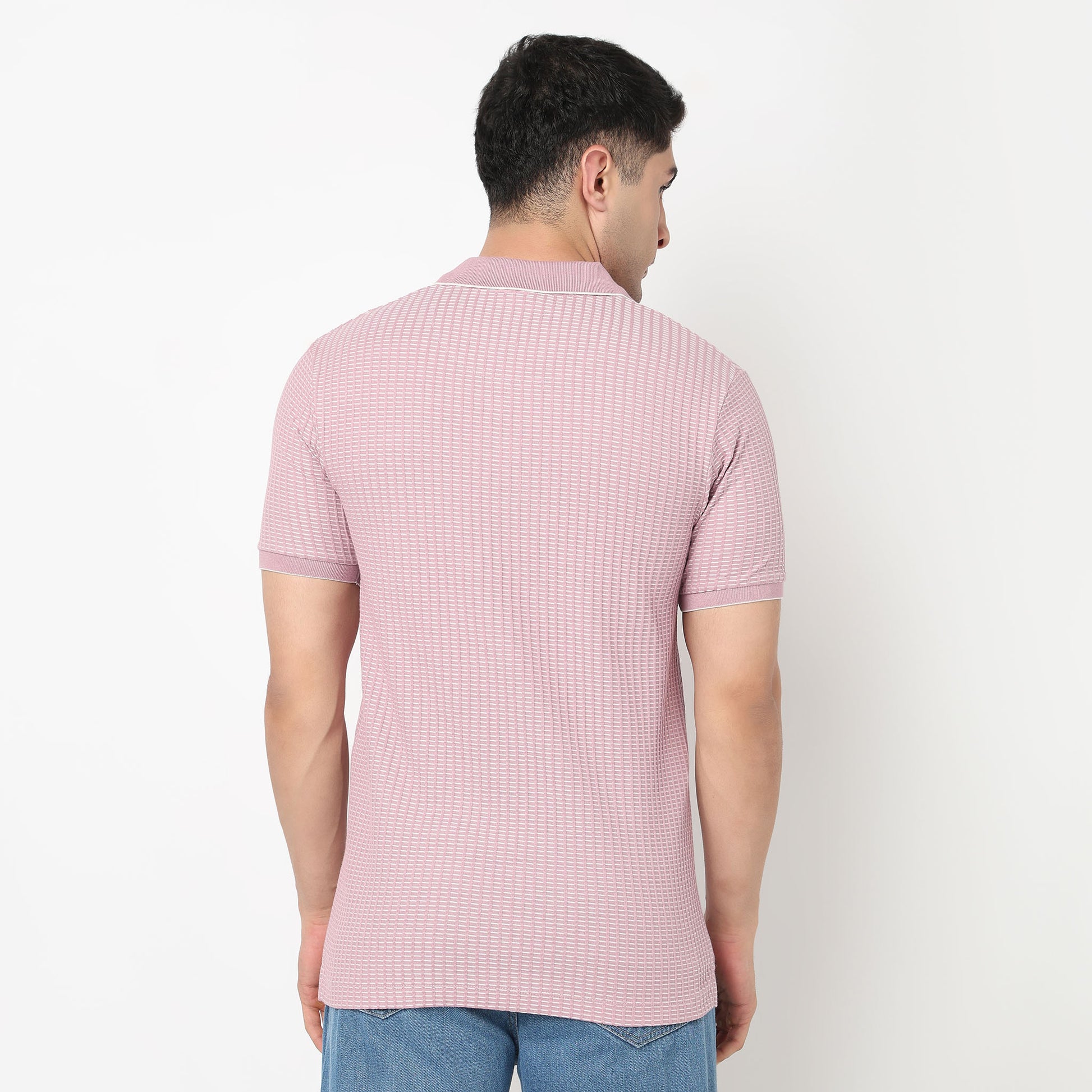 Structured Aviator Polo T-Shirt