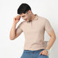 Structured Aviator Polo T-Shirt