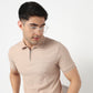 Structured Aviator Polo T-Shirt