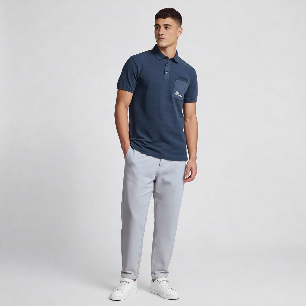 Cotton Milita Polo T-Shirt
