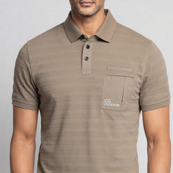 Cotton Milita Polo T-Shirt