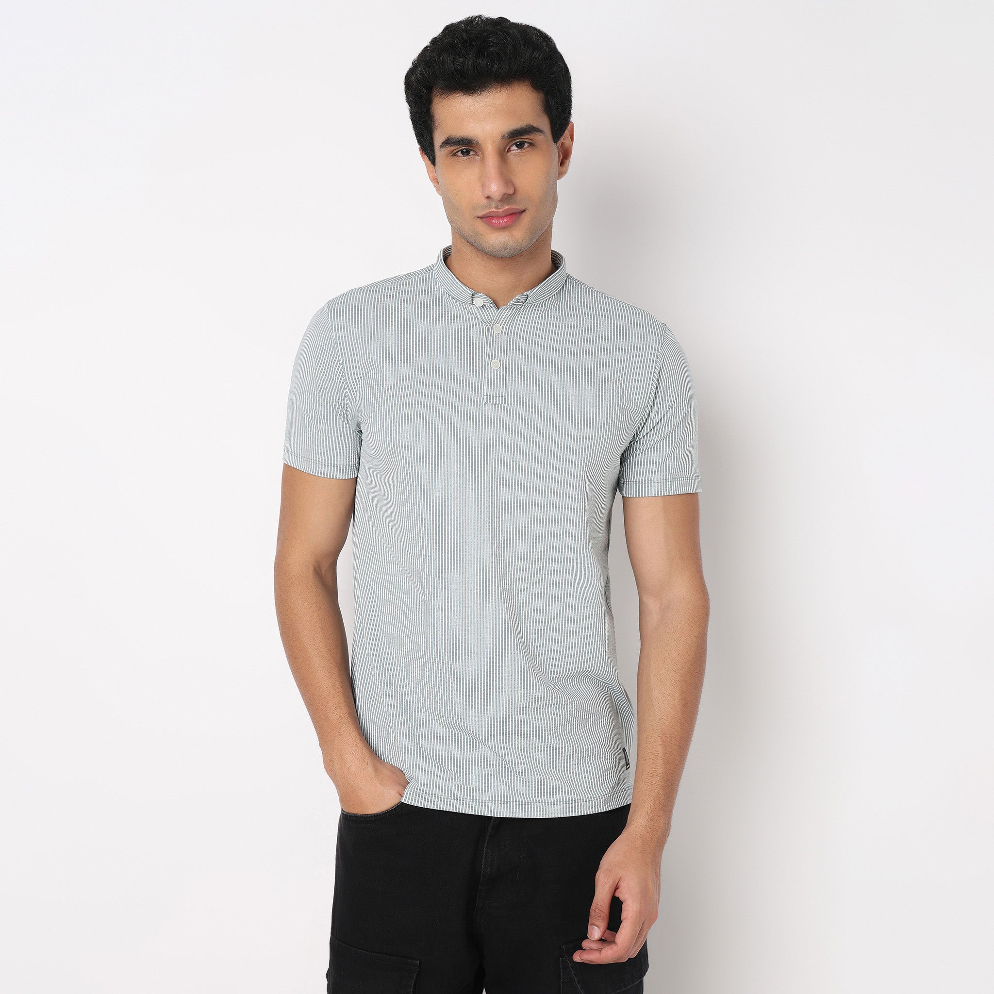 Striped Brunch Polo T-Shirt