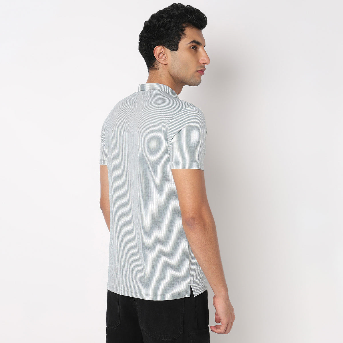 Striped Brunch Polo T-Shirt