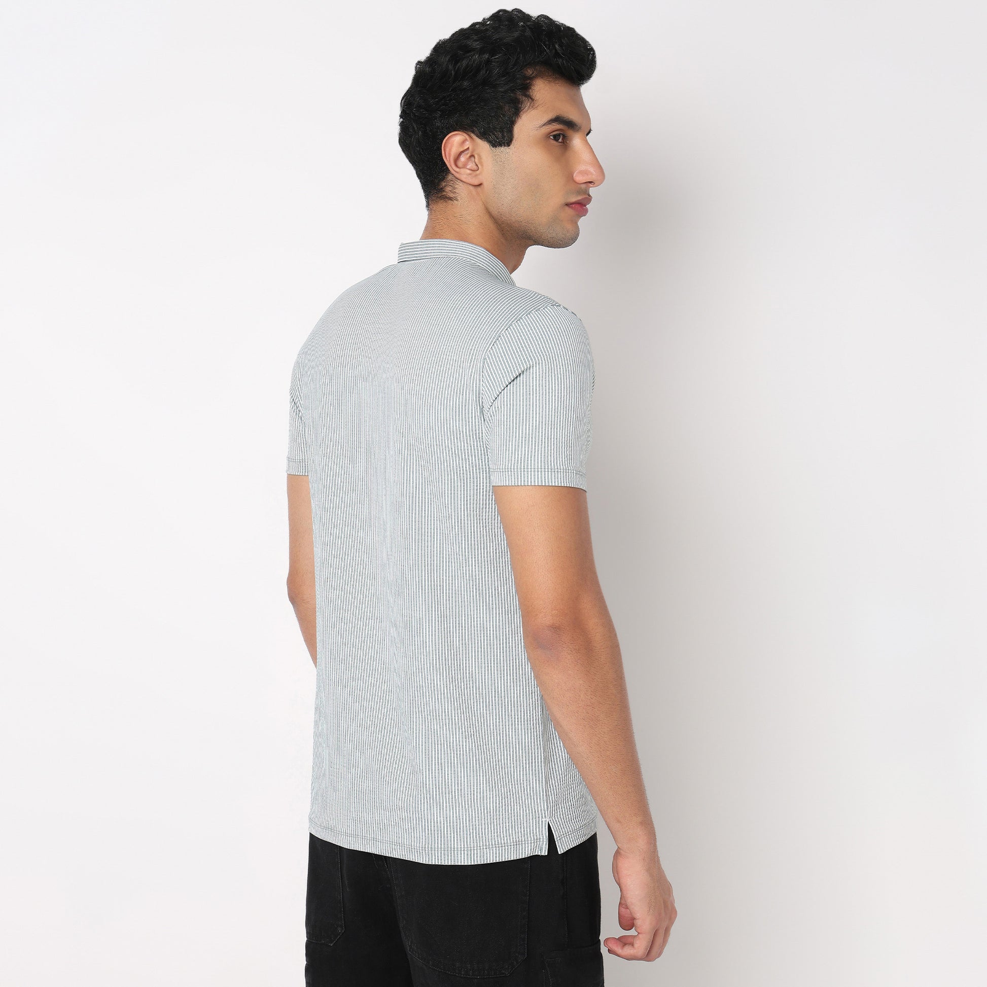 Striped Brunch Polo T-Shirt