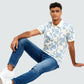 All Over Print Impression Polo T-Shirt