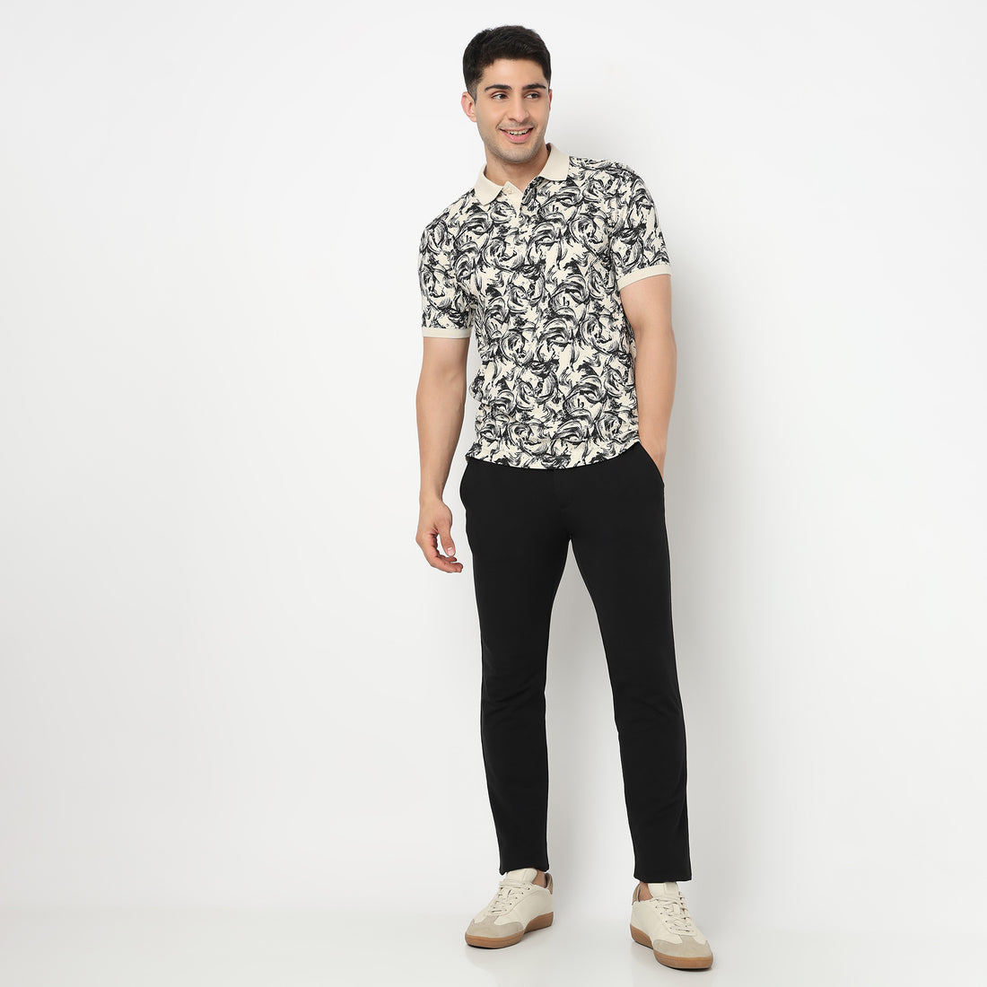 All Over Print Impression Polo T-Shirt