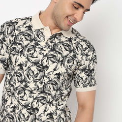 All Over Print Impression Polo T-Shirt