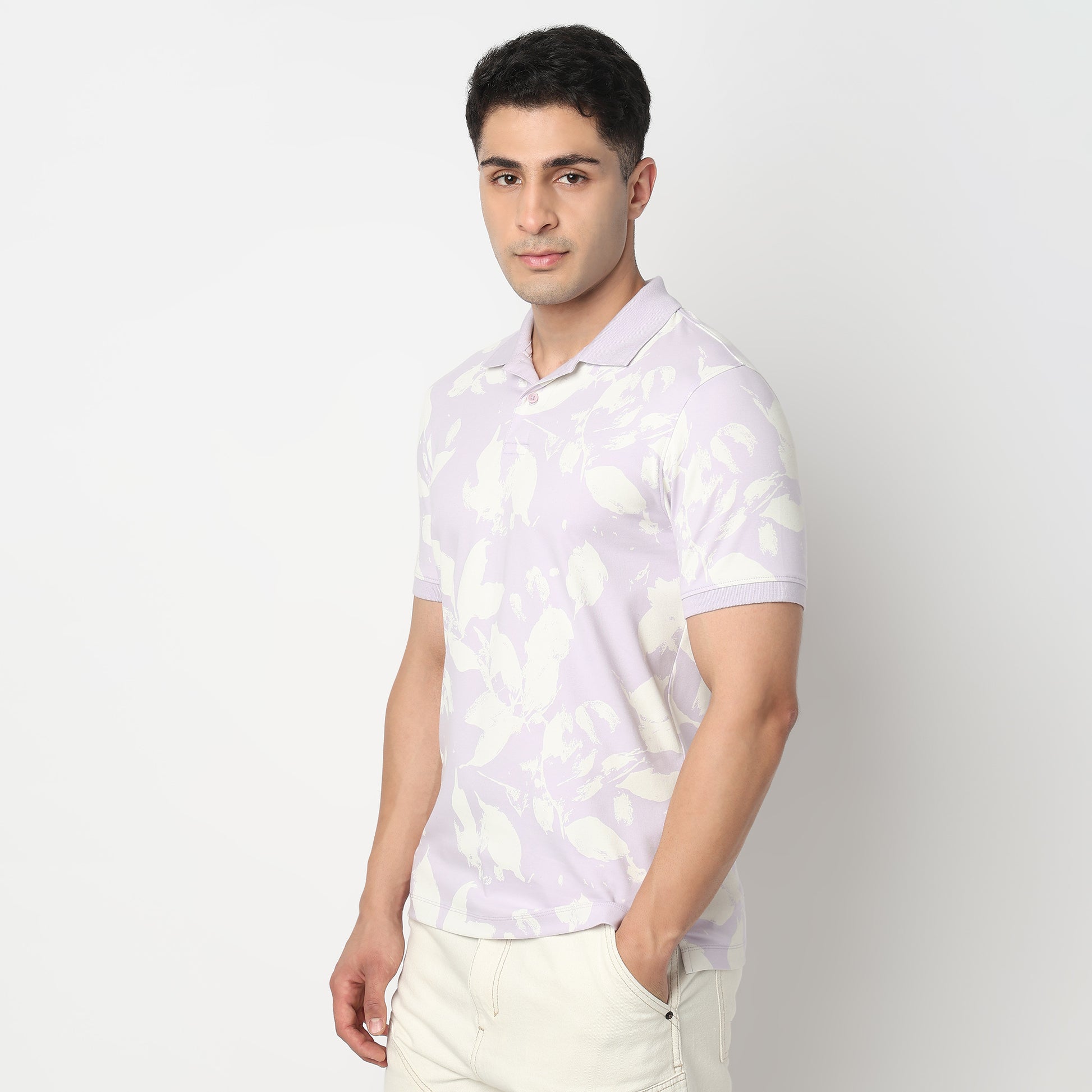 All Over Print Impression Polo T-Shirt