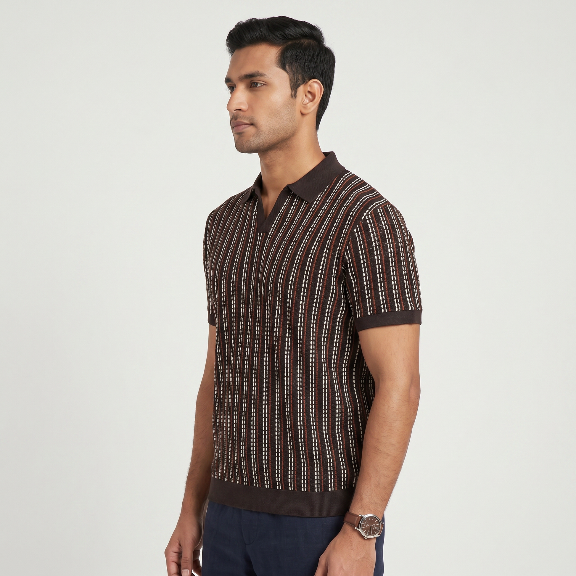 Striped Explorer Polo T-Shirt
