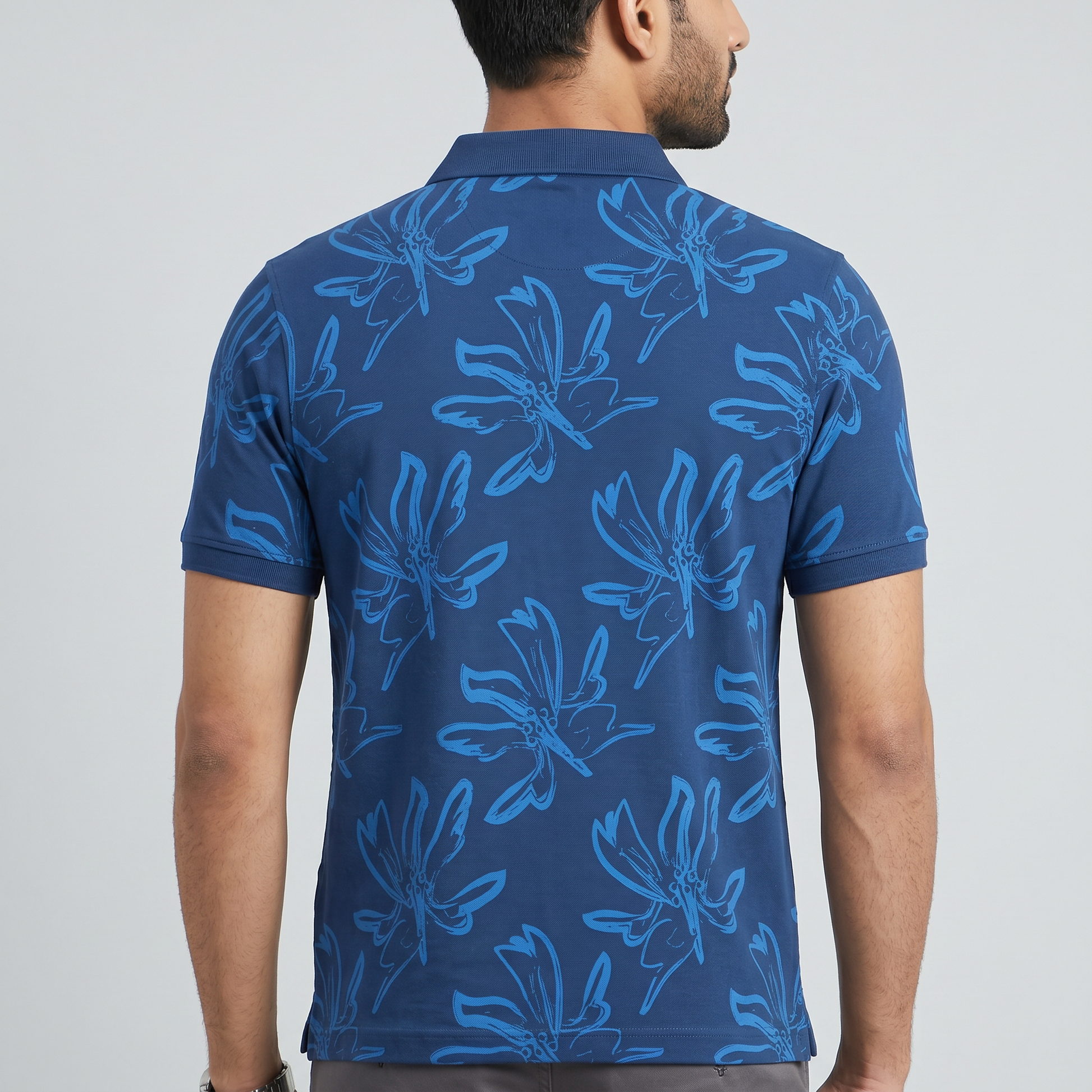 Printed Polo T-Shirt
