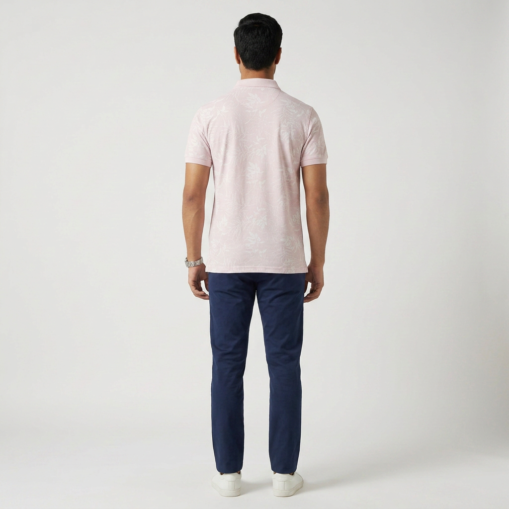 Printed Impression Polo T-Shirt