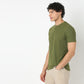 Henley Neck Structured Lumberjack T-Shirt