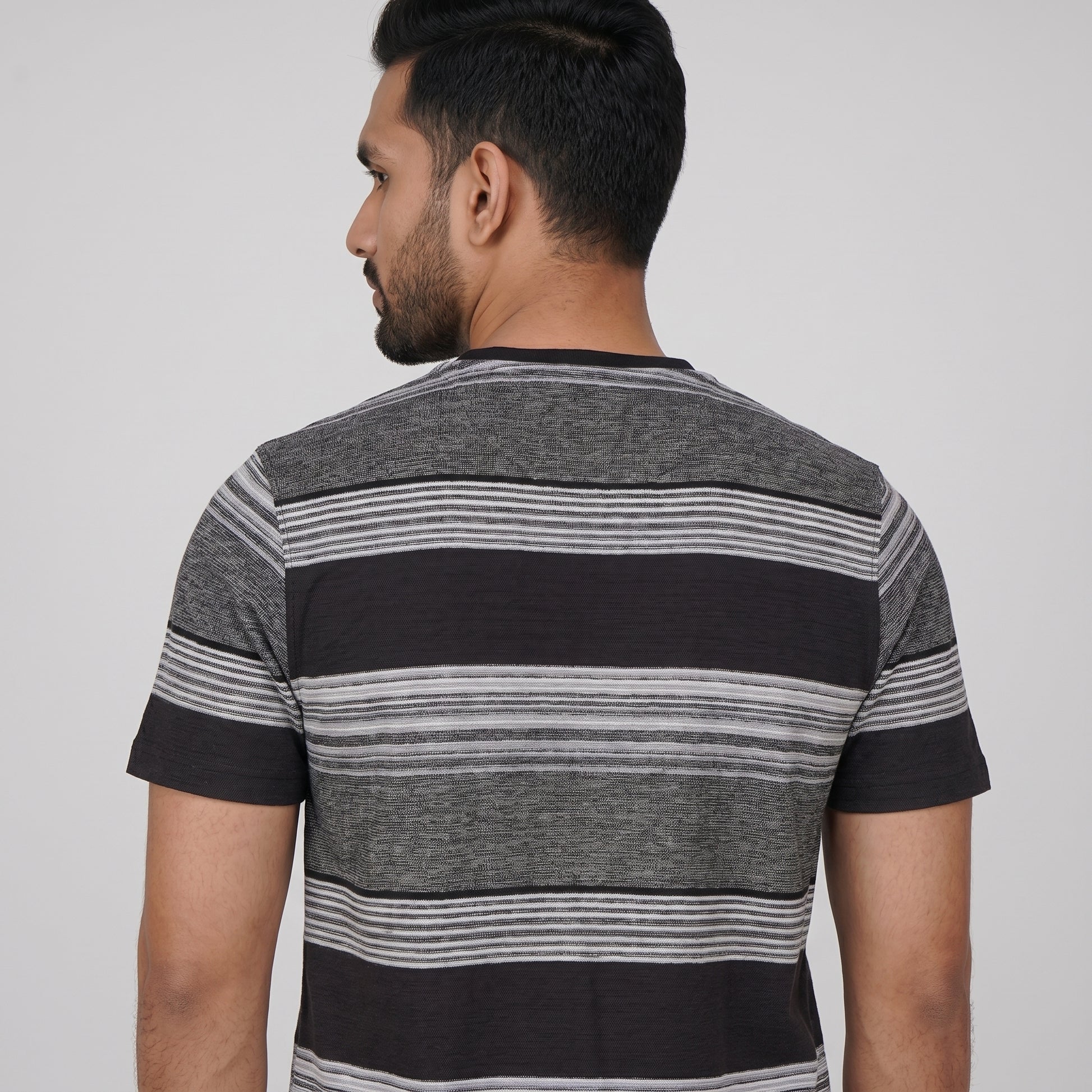 Striped Knit T-Shirt