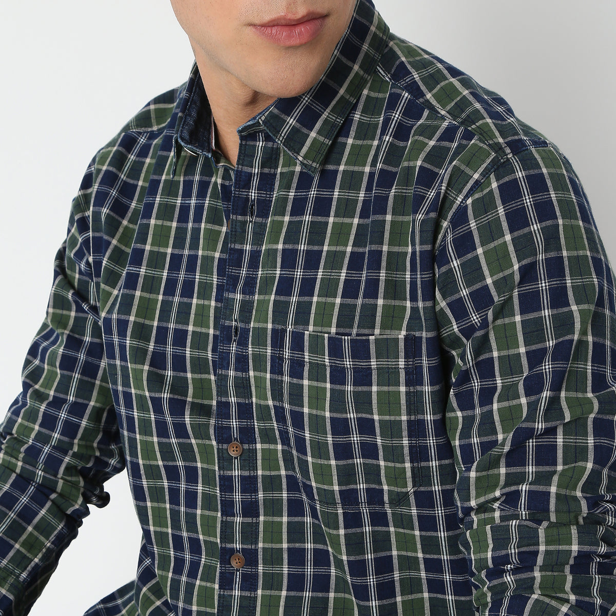 Regular Fit Checkered Shirt