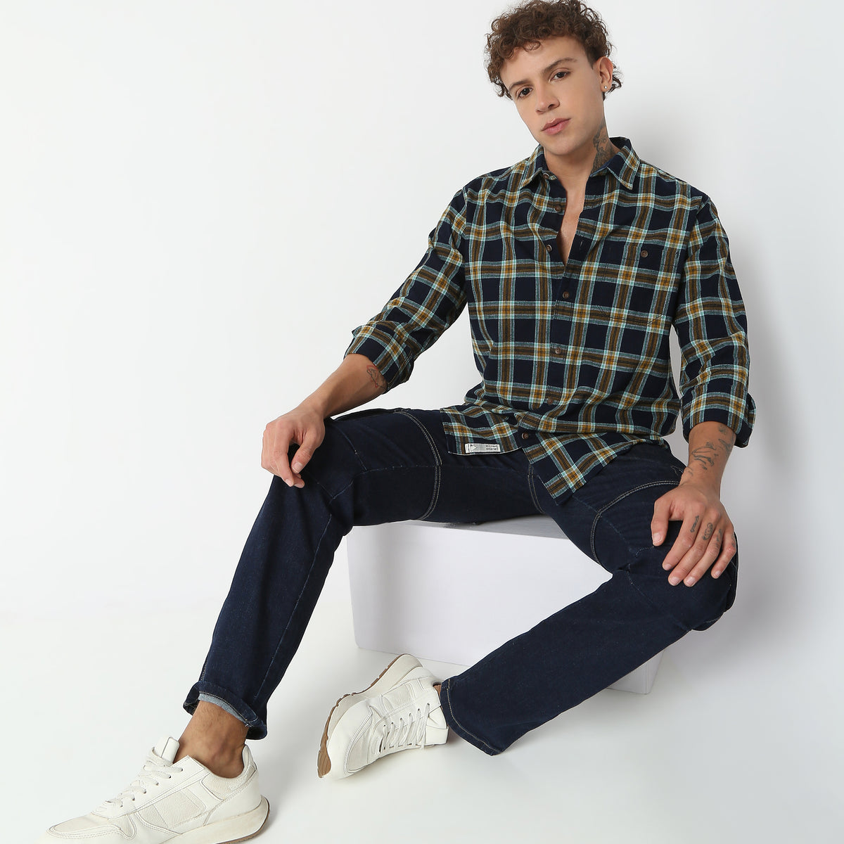 Regular Fit Checkered Shirt