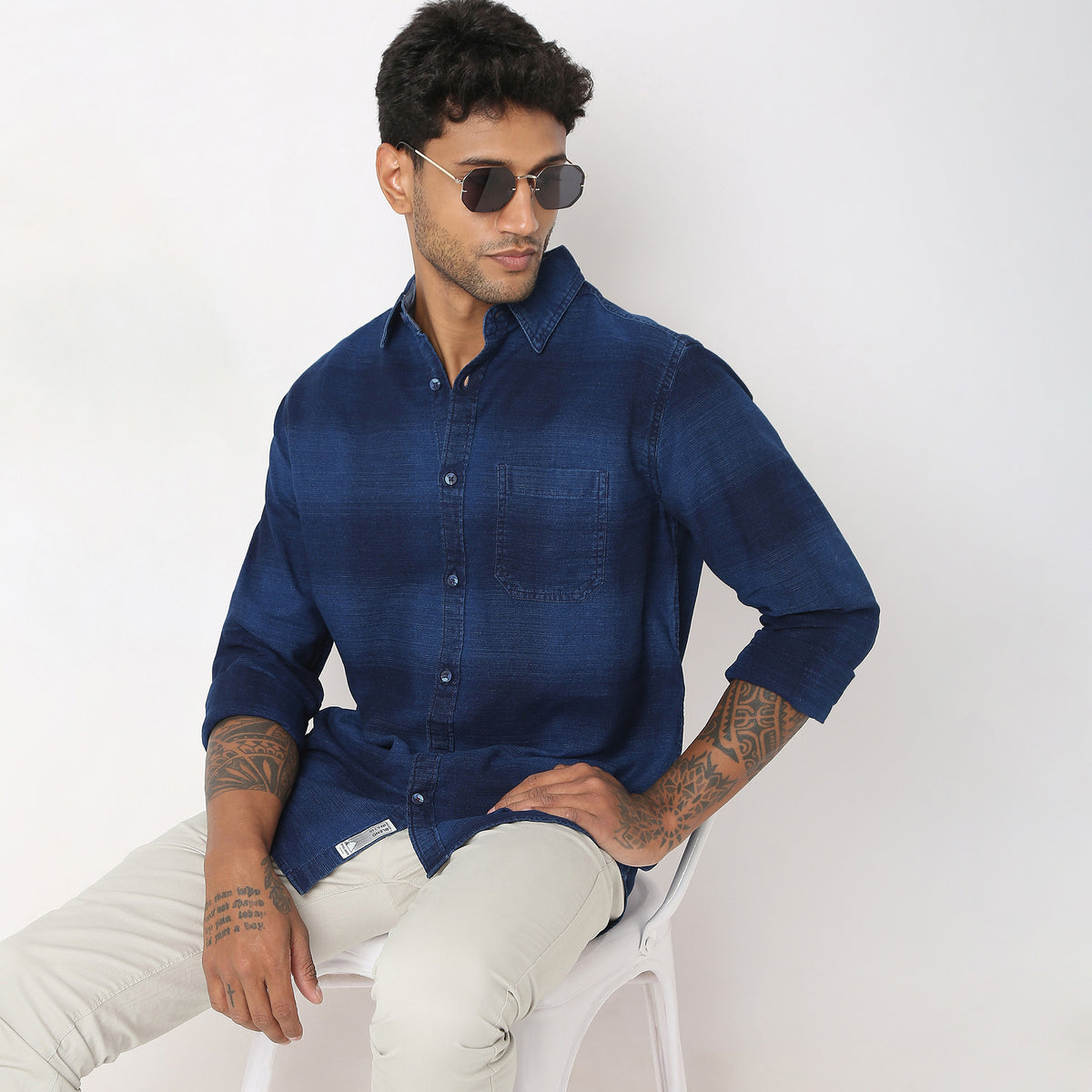 Regular Fit Checkered Shirt