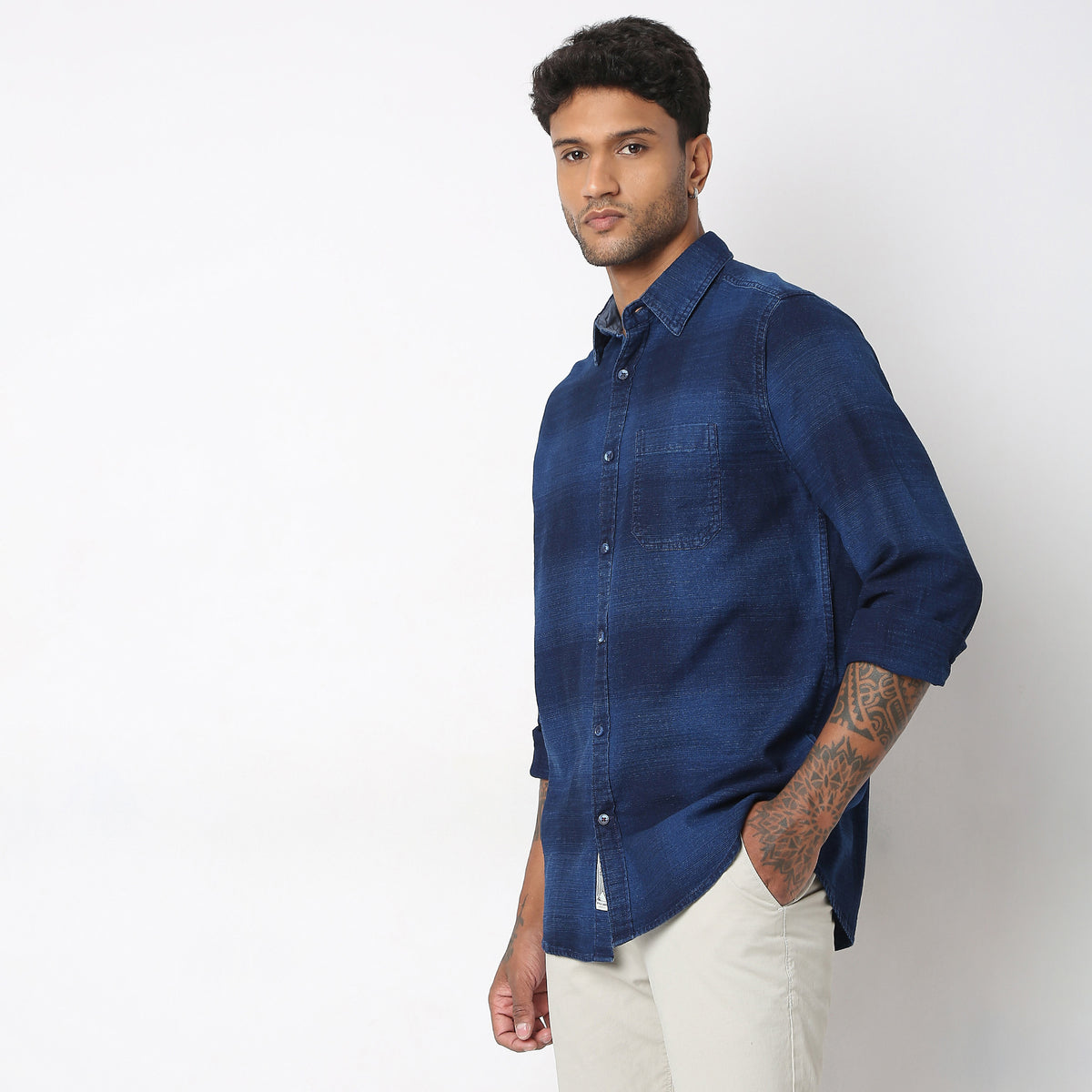 Regular Fit Checkered Shirt