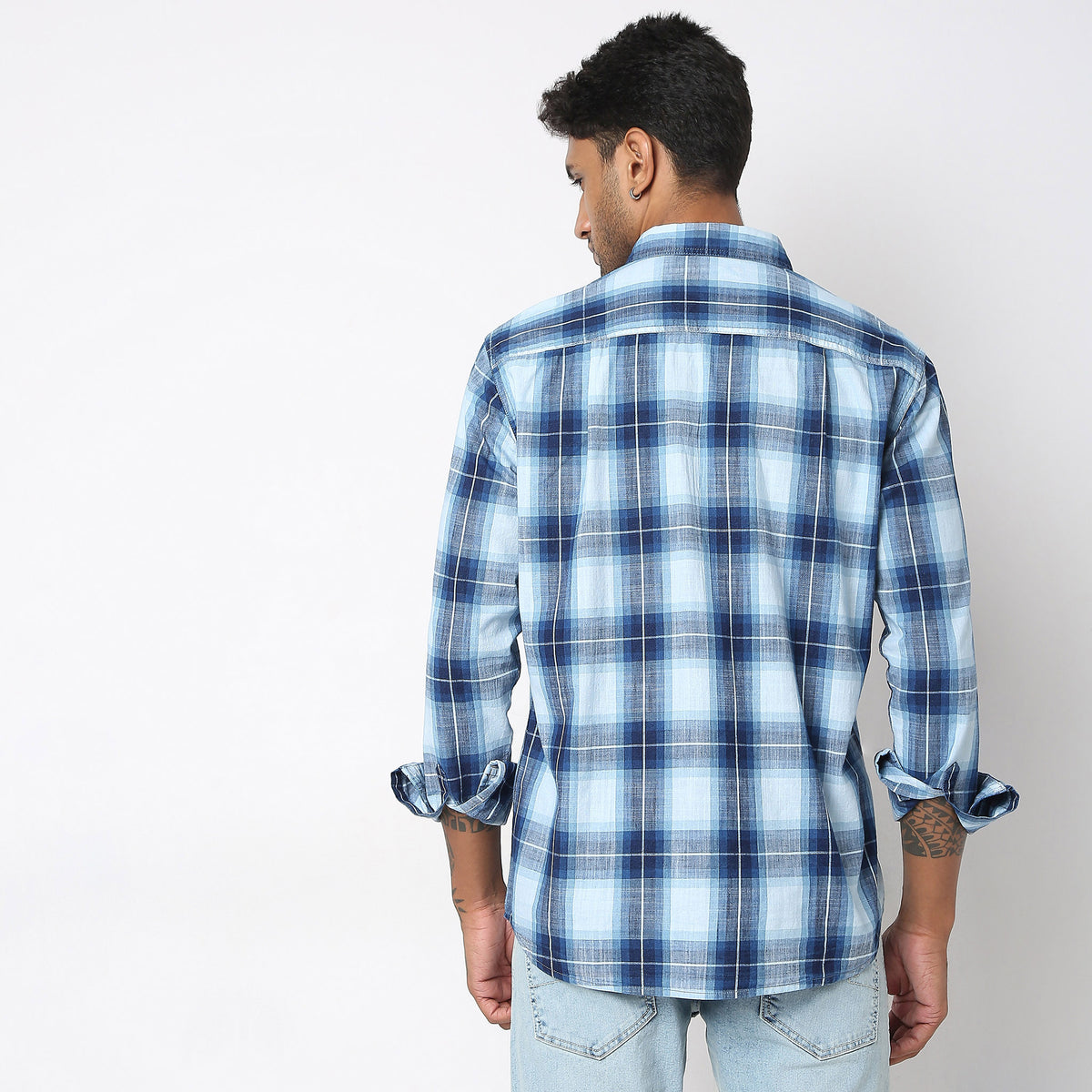 Regular Fit Checkered Shirt