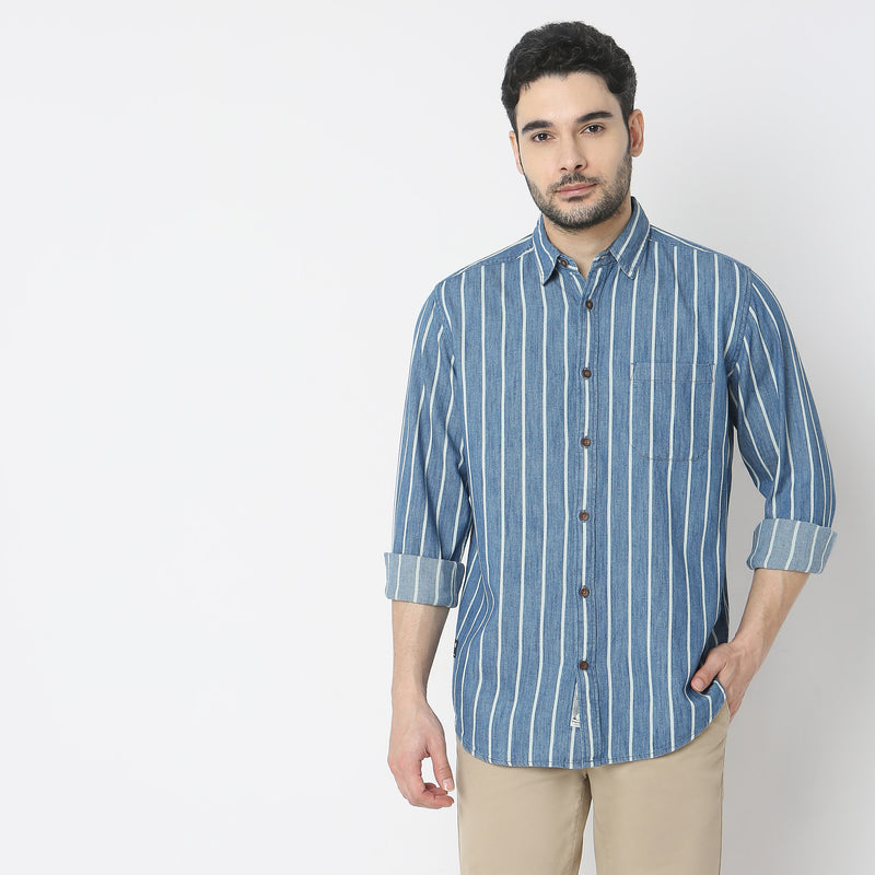 Regular Fit Striped Shirt