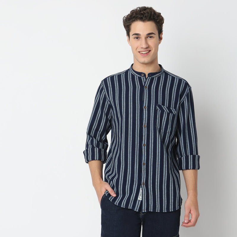 Regular Fit Striped Shirt