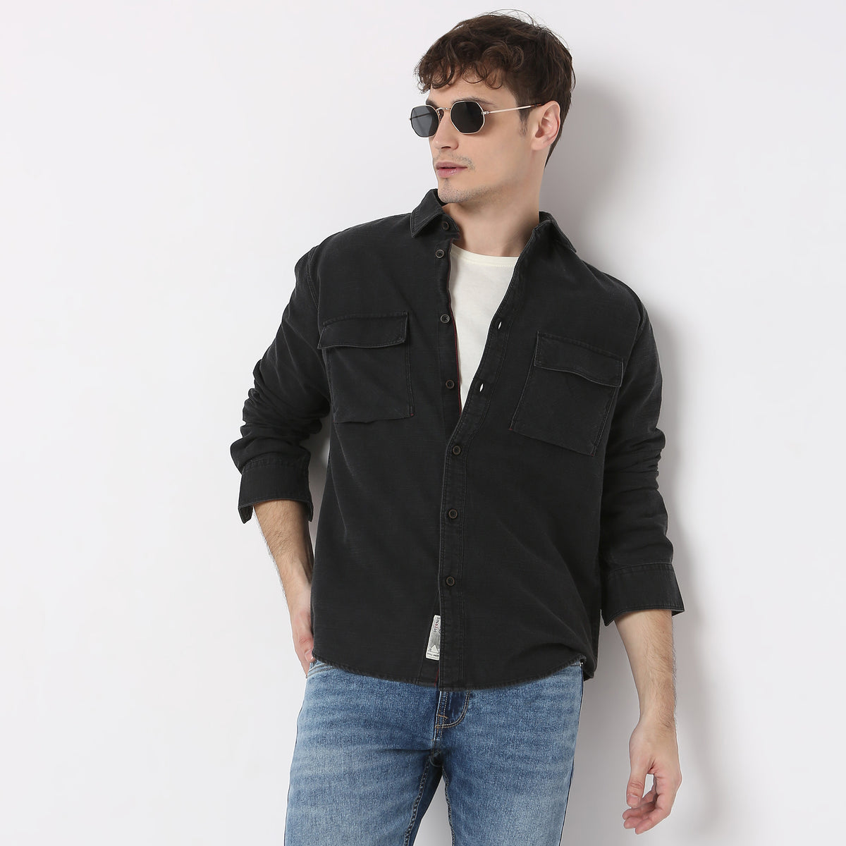 Minimalist Aesthetic Classic Design with a Modern Denim Shirt