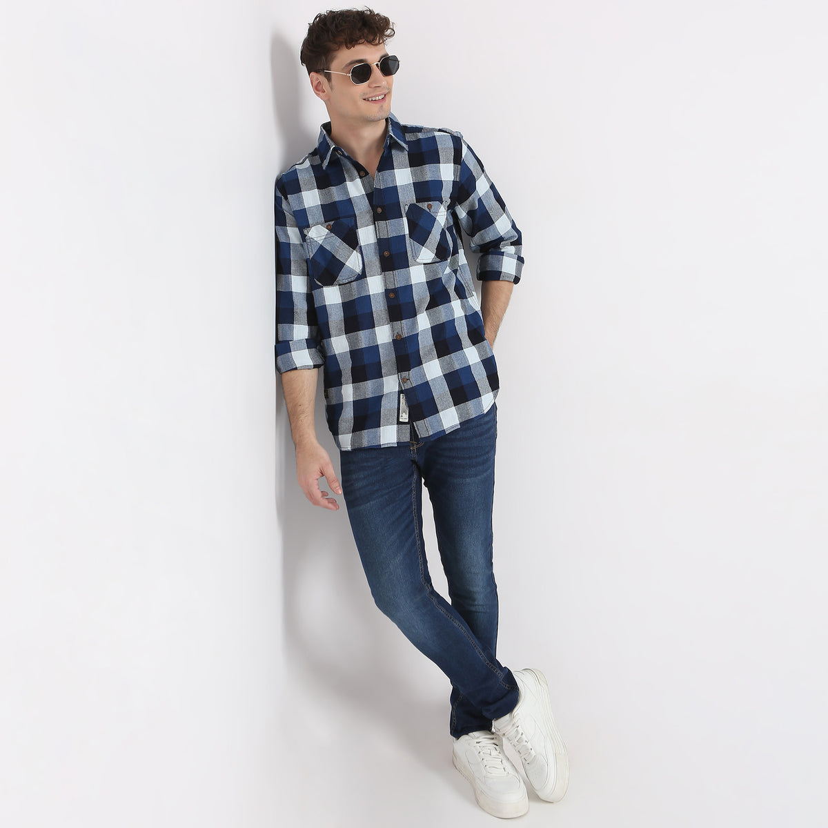 Checkered Modern Indigo Cruiser Shirt